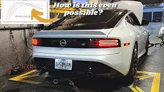 Я не ожидал, что 9-ступенчатая коробка передач Nissan Z будет ТАКОЙ ХОРОШЕЙ.. | Dyno Tune и Stree...