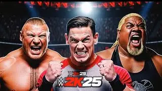John Cena vs Brock Lesnar vs Rikishi &ndash; Triple Threat WAR