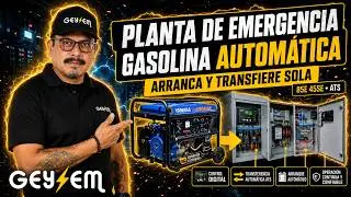 🛑Automatizaci&oacute;n de Plantas de luz a Gasolina marca Yamaha de 12000 watts