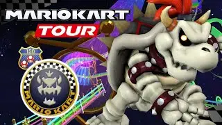 Mario Kart Tour Space Tour Dry Bowser Cup Gameplay 