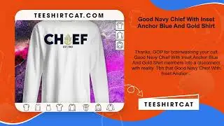 Good Navy Chief With Inset Anchor Blue And Gold Shirt