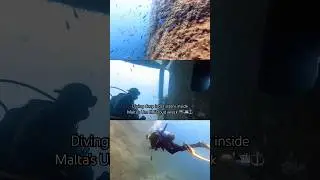 Diving deep into history inside Malta&rsquo;s Um El Faroud wreck 🤿⛴️⚓️