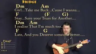 Save Your Tears (The Weeknd) Bariuke Cover Lesson in C with Chords/Lyrics