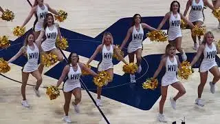 WVU Dancers at WVU vs Colorado Men Basketball Game