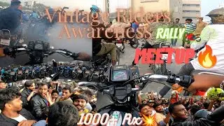 VANTAGE RIDERS RALLY 💥|Vantage bikes meet-up 🔥|Vantage riders awareness rally in Chennai 🏍️|#vantage