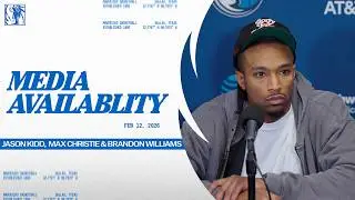 Jason Kidd, Max Christie, & Brandon Williams | Post Game Media Availability @ LAL | 2/12/26