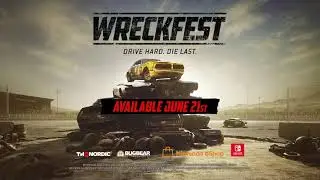 Wreckfest Official Nintendo Switch Release Date Reveal Trailer