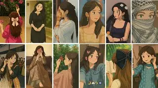 💌Ghibli style dpz for girls🎀 | 😍new ghibli dp photo🥰 &lrm;⁨|🤞🏻Doll DP Images |✨Whatsapp Dp picture 💞