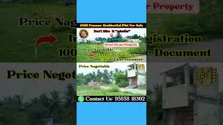 OMR-Ponmar Residential Plot For Sale #chennaiplots #omrplots #plotsaleinomr #residentialplots