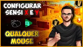 COMO CONFIGURAR A SENSI X E Y SEPARADO EM QUALQUER MOUSE - EMULADOR TELA PARADA - GOOGLE PLAY GAMES