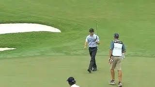 Rory McIlroy drains long birdie putt at Cadillac in Round 1