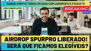 GRASS AIRDROP FARMANDO FORTE AI TAMB&Eacute;M? AIRDROP SPURPRO LIBERADO! SER&Aacute; QAUE FICAMOS ELEG&Iacute;VEIS?