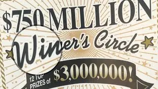 Texas Lottery Scratch Off Ticket &bull; Match!&bull;$30 Winner's Circle &bull;