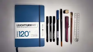 Setting up my 2023 bullet journal | Leuchtturm1917 minimal setup