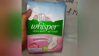 Whisper Ultra Soft Sanitary Pad XL Size Pink |Ladies Pad Complete Details @Bharat Diapers & More