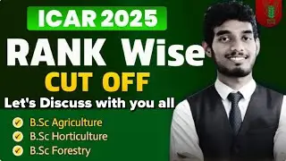 lets discuss ICAR 2025 Cutoff Analysis! 🎯 Rank vs Marks vs College | Know Your Admission Chances