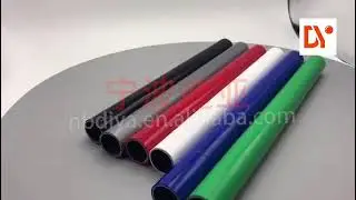 q195 steel lean tube od 28mm pe / abs coated colorful cold rolled for industry