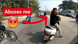 Biker Abuses Me But Gets Fined For Using Phone