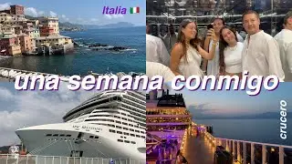UNA SEMANA CONMIGO | crucero por Italia🇮🇹, días en familia | @carla.bevi
