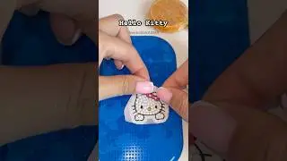 Hello Kitty 🍒 subscribe #hellokitty #diamondpainting #asmr #sticker #satisfying #diy #labubu #relax