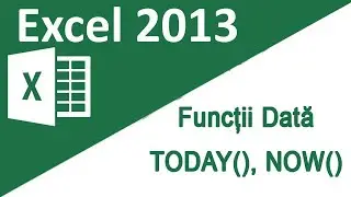 33 - Excel 2013 Tutorial - Excel Functions for Date (TODAY, NOW)