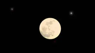 Free Footage -Full Moon, Nearby Howling Wolves, Owls, Crickets