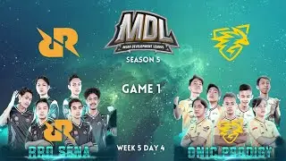 RRQ SENA vs ONIC PRODIGY Match 1 | MDL ID SEASON 5 Week 5 Day 4