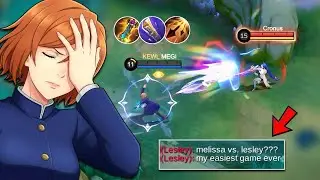 CAN LESLEY ONE HITTER SUCCESSFULLY DESTROY MY MELISSA? (win or lose?)