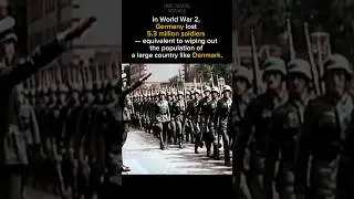 Germany&rsquo;s 5.3 Million WWII Deaths Equal Entire Population of Denmark #shorts