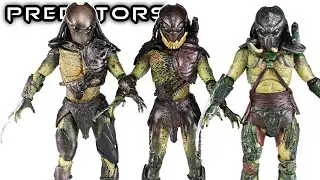 Обзор фигурок Hiya Toys PREDATORS Berserker, Falconer и Tracker