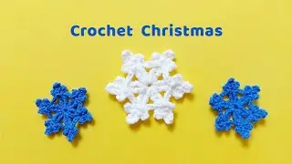 crochet snowflake❄️Christmas✨️
