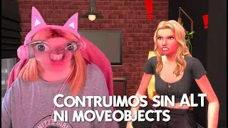 Construyo sin usar ALT ni bb.moveobjects 😭 Sims 4 retos de construcción  🔨 miriamslowly