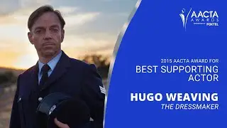 Hugo Weaving wins Best Supporting Actor at the 5th #AACTAs