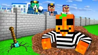Hice un TUNEL Bajo Tierra para Escapar de PRISION en Minecraft!