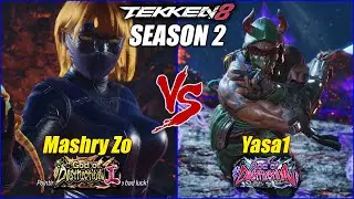 TEKKEN 8 &bull; Miary (Mashry Zo) vs Raven (Yasa1) &bull; Gameplay [ SEASON 2 ] Online Rank Match