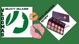 Vlogmas 18 - BEAUTY CHAMBER Neve Cosmetics Blushissimi palette - REVIEW
