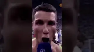 Cristiano Ronaldo says SIU on the microphone | OminousBaller #cristianoronaldo #suiii #shorts #viral
