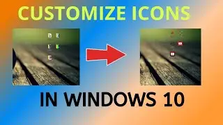 Customize Icons on windows 10|| In Telugu || TechSter Telugu