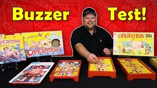 Operation Buzzer Comparison! - Vintage Milton Bradley vs. Modern Hasbro #boardgames #retrogaming