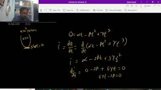 JEE MAIN PYQ: 61- maximum current in the circuit when charge is a cubic variable in time