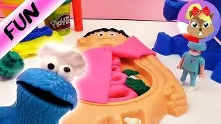 Play Doh Operacja z doktorem Ciasteczkowym Potworem – uda się? | Play Doh dla dzieci
