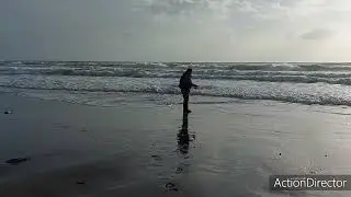 spinning con la risacca e cappotto all'orizzonte... #sea #fishing  #spinner