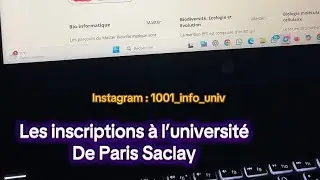 التسجيل في جامعة باري ساكلاي (Paris Saclay): الخطوات، الشروط، ونصائح مهمة. التفاصيل في وصف الفيديو.
