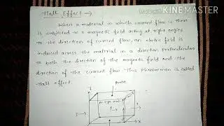 Hall effect and Hall Coefficient