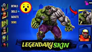HOW TO UNLOCK FREE HULK SKIN PREMIUM SKIN 🤯 - SPIDER FIGHTER 3 new🥳 UPDATE
