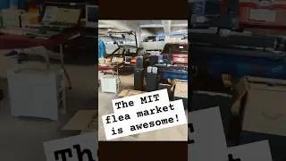 The MIT flea market is awesome! #MIT #electronics #computers #shorts #vintage #retro