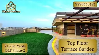 Luxury Top Floor with Terrace Garden Builder Floor in DLF Phase 2 Gurgaon | Vastu Perfect Floors