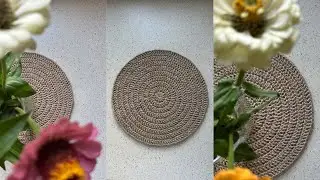 WOW!!! A simple crochet tutorial for beginners. Crochet napkin
