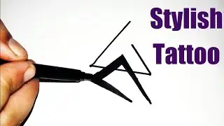 Stylish Tattoo Drawing | How to Draw Easy Tattoo | Simple Tattoo Drawing |