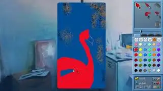 The Painter's Playground FLAMINGO!